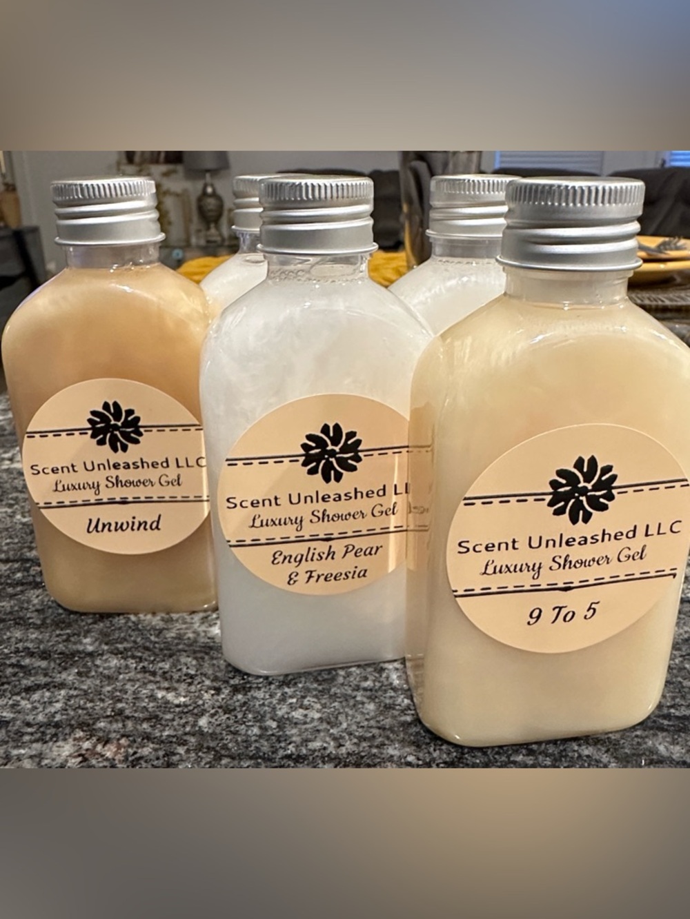 Scent Unleashed LLC Luxury Shower Gel — Unwind / 9 To 5 / English Pear & Freesia